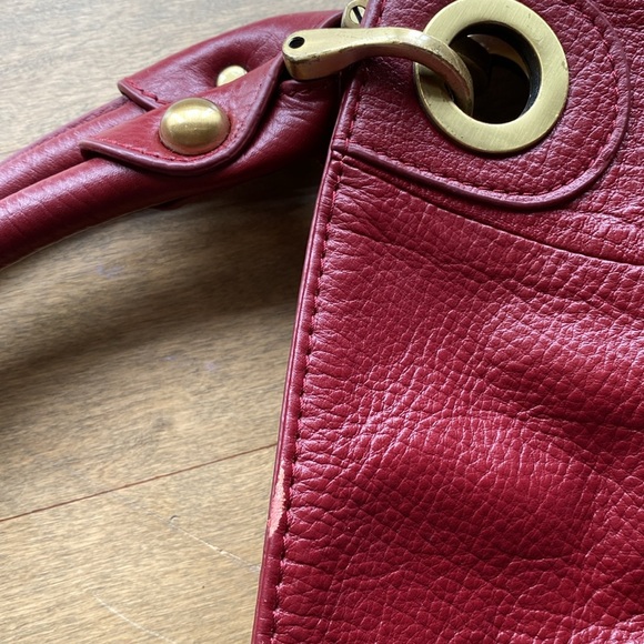 FENN WRIGHT MANSON red leather bag - Picture 6 of 10